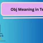 Obj Meaning in Text