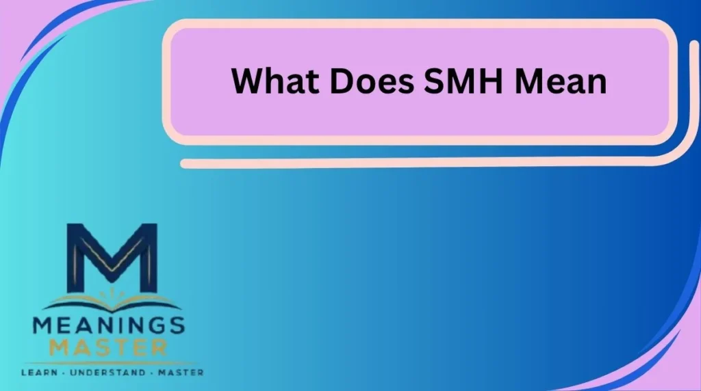 What Does SMH Mean